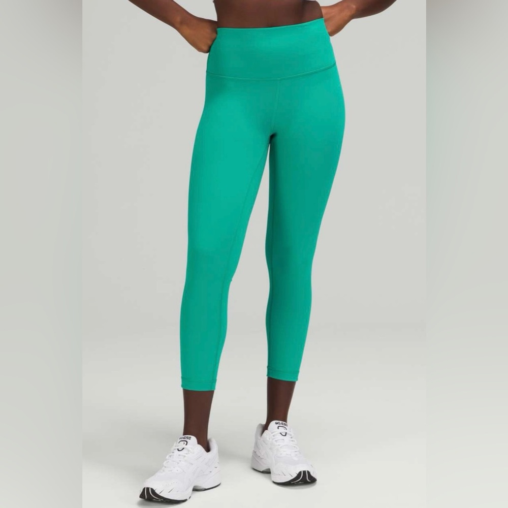 lululemon athletica High-Rise Cropped Leggings in Teal